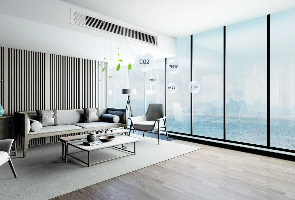 Penyelesaian penderiaan sistem udara segar padu